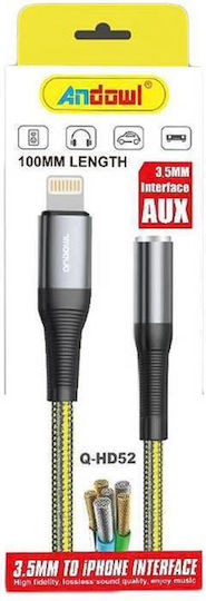 Andowl Qhd52 Μετατροπέας Lightning male σε USB-C female 1τμχ