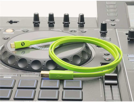 Oyaide USB 2.0 Cable USB-C male - USB-A Πράσινο 1m