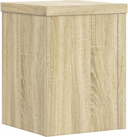 vidaXL Pflanzenständer Holz Beige 15cmx15cmx20cmcm. 2Stück