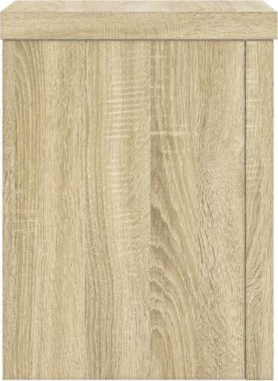 vidaXL Pflanzenständer Holz Beige 15cmx15cmx20cmcm. 2Stück