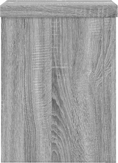 vidaXL Pflanzenständer Holz Grau 15cmx15cmx20cmcm. 2Stück