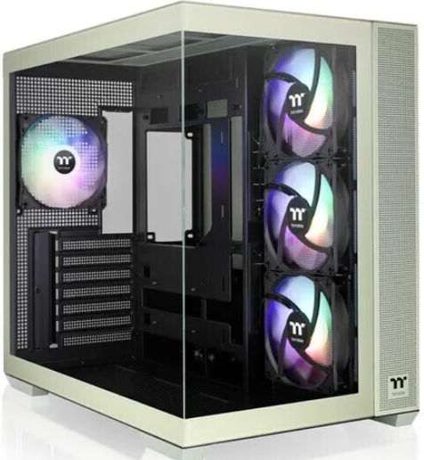 Thermaltake View 380 TG ARGB Gaming Midi-Turm Computergehäuse Grün