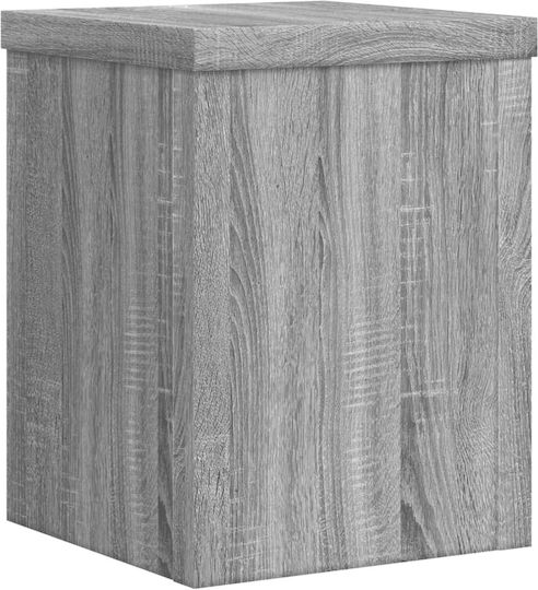 vidaXL Pflanzenständer Holz Grau 15cmx15cmx20cmcm. 2Stück