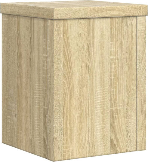 vidaXL Pflanzenständer Holz Beige 15cmx15cmx20cmcm. 2Stück