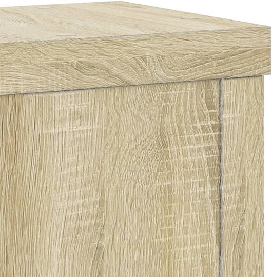 vidaXL Pflanzenständer Holz Beige 15cmx15cmx20cmcm. 2Stück