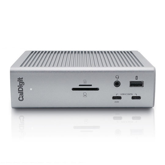 CalDigit TS4 Thunderbolt 4 Докинг станция с DisplayPort 4K PD Етърнет и свързване 2 монитора Сив