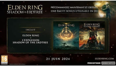 Elden Ring Shadow Of The Erdtree Edition PS5 Game (French Cover)