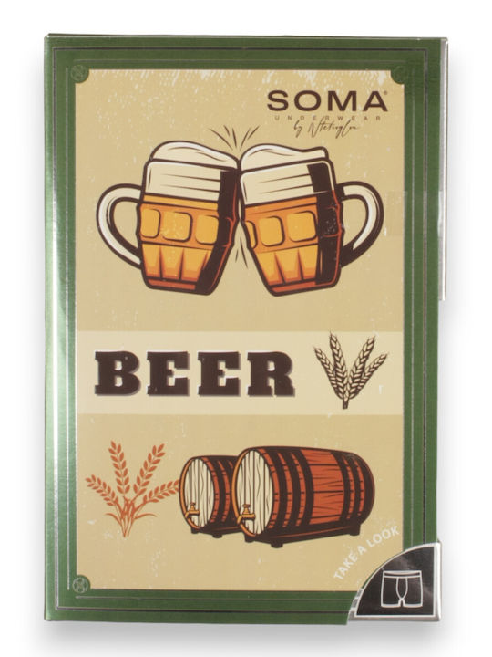 Boxer Ανδρικό Beer Soma Green Sb7337-πράσινο