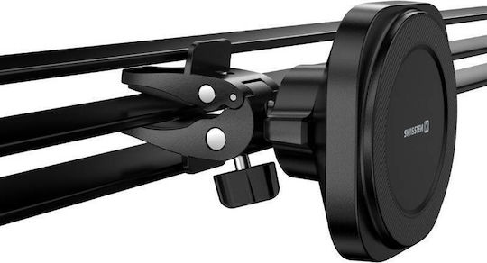 Swissten Car Stand Magsafe 15w 360° Rotation Air Vent Black