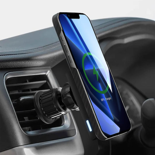 Linq Magsafe 15w Car Mount Vent Mount Led Indicator Black