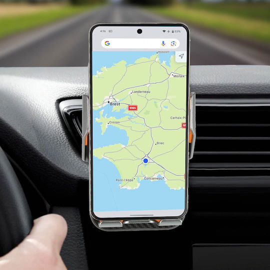 Linq Induction Car Mount 15w Vent Mount Rotating Infrared Sensor Black