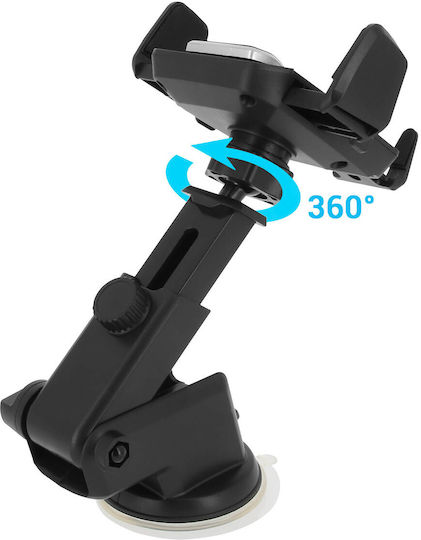 Car Holder Smartphone Suction Cup Mount Dashboard Windshield Black