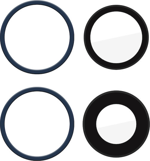 Clappio Camera Lens Iphone 12/12 Mini Replacement Rear Dark Blue
