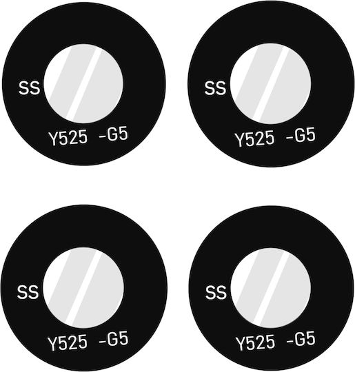 Clappio Camera Lens Honor X8a Compatible Part Black