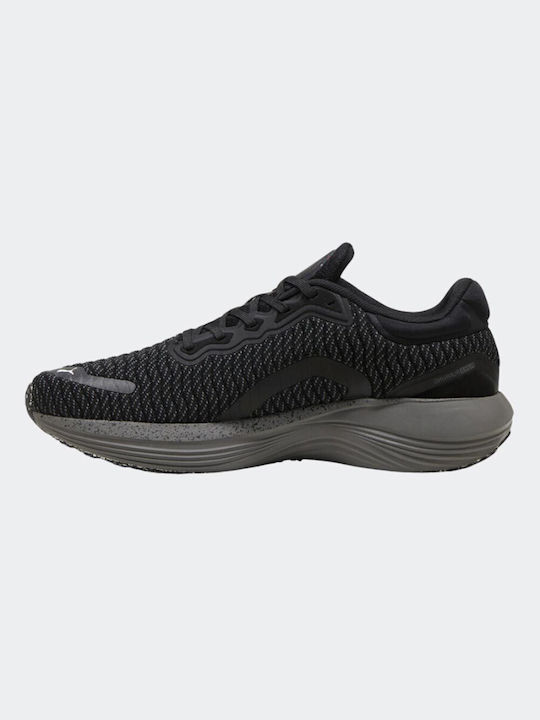 Puma Scend Pro Better Knit Ανδρικά Αθλητικά Παπούτσια Running Μαύρα