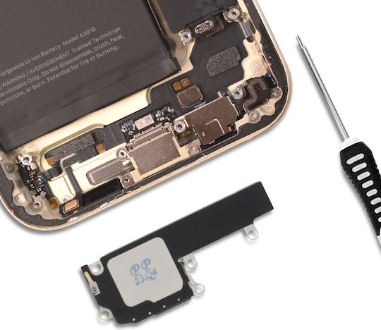 Difuzoare externe Clappio pentru iPhone 15, înlocuire, negru