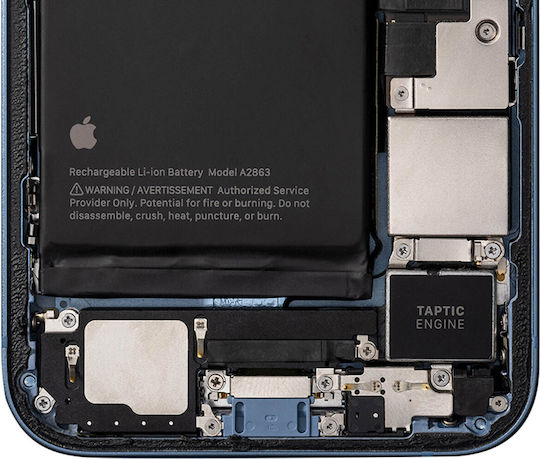 Оригинален външен високоговорител Apple за iPhone 14 Черен