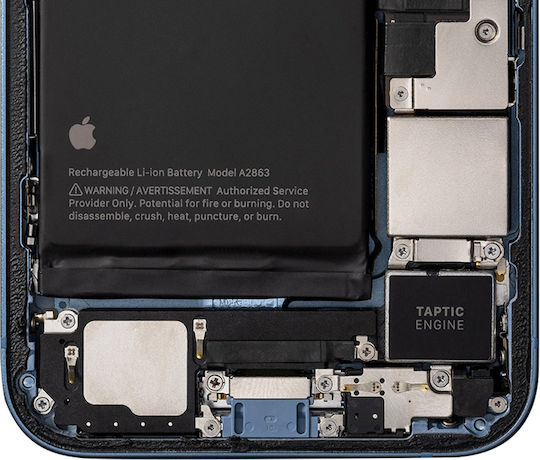 Външен високоговорител за замяна за iPhone 14 Черен