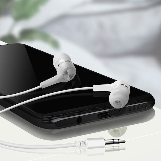 Forever 3.5mm Wired Earbud Headphones Jack White