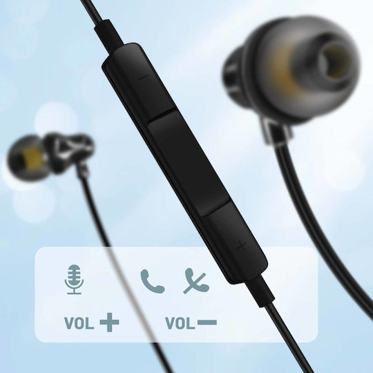 Wired Lightning In-ear Earphones Microphone Linq Black Buttons
