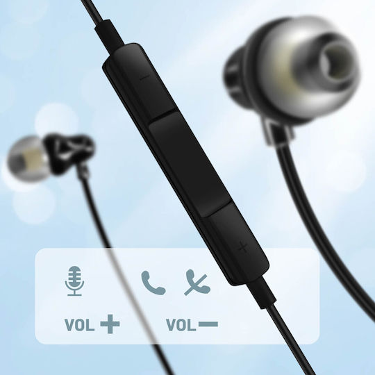 Wired Lightning In-ear Earphones Linq Silver Microphone Buttons