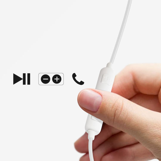 Usb-c Kabelgebundene Ohrhörer Musik Anruf Freisprech-Kit 1,2m Akashi Weiß