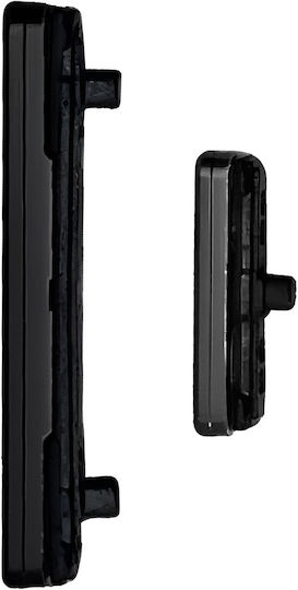 Клавиш Clappio Galaxy S22 Ultra Захранване + Замяна на звука Черен