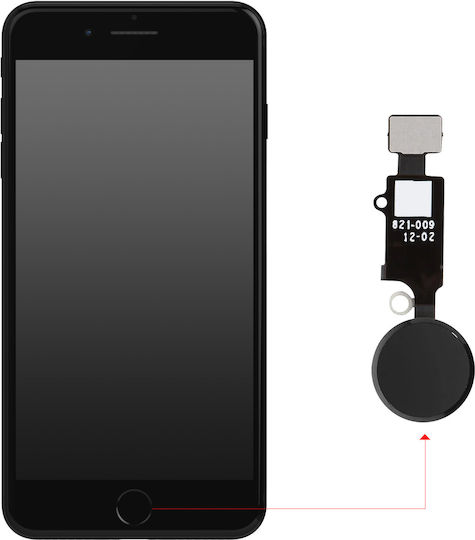 Clappio Home Button Iphone Se 2020 8 7 Principal Black