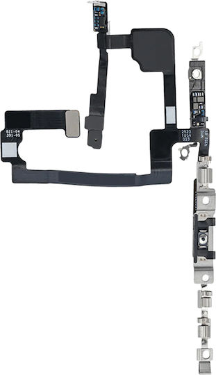 Clappio Button Iphone 15 Replacementtooth Power Black