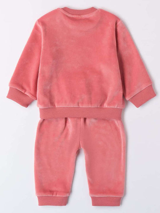 iDO Kinder Sweatpants Set - Jogginganzug Rose