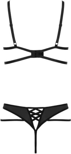 Kotek Sexy Σετ Εσωρούχων Μαύρο