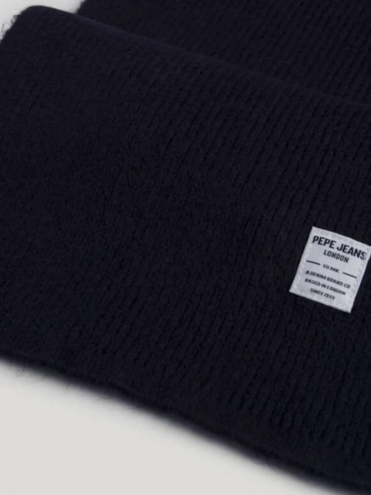 Men's Wool Scarf Blue