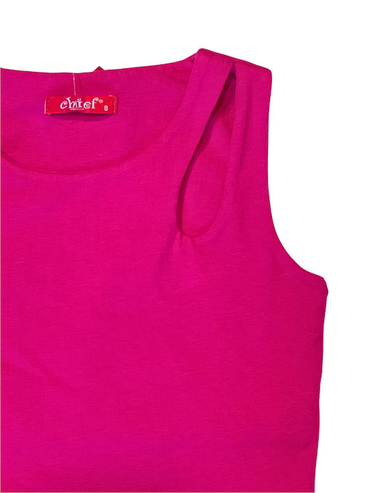 Chief Kids Blouse Sleeveless Fuchsia