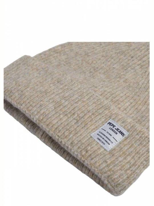 Pepe Jeans Beanie Beanie Knitted in Beige color