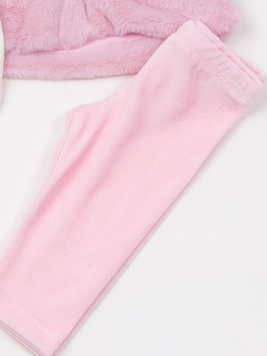 Trax Kids Set with Leggings Winter 2pcs Pink