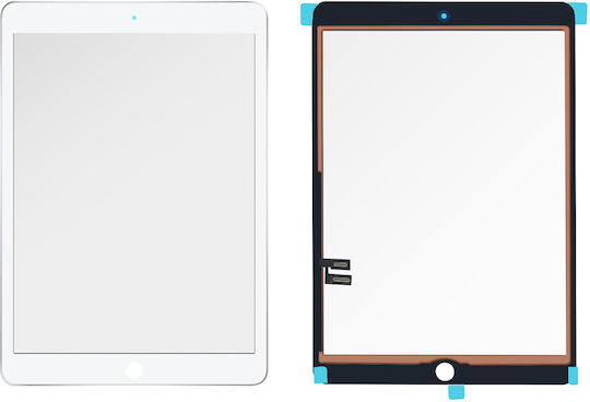 Ecran Tactil de Înlocuire iPad 2019 10.2 100% Compatibil Funcțional Alb
