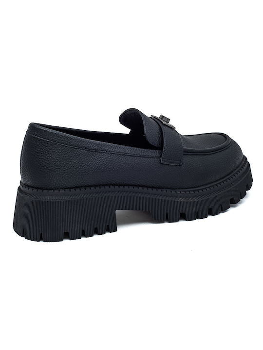 Callesta Women's Moccasins in Black Color