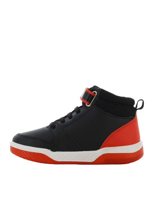 Kids Sneakers High Anatomic with Scratch & Lights Black