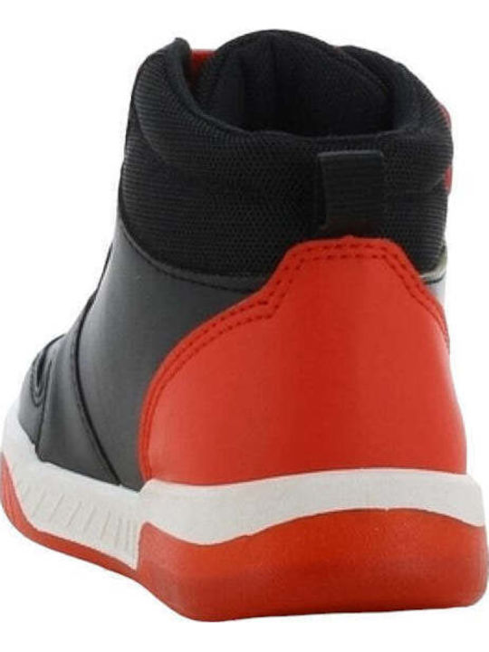 Kids Sneakers High Anatomic with Scratch & Lights Black
