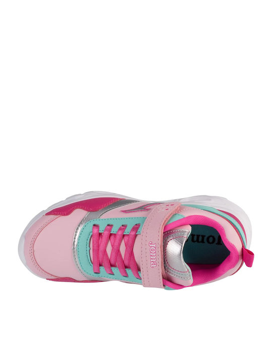 Star Jr Παιδικά Sneakers με Σκρατς Ροζ