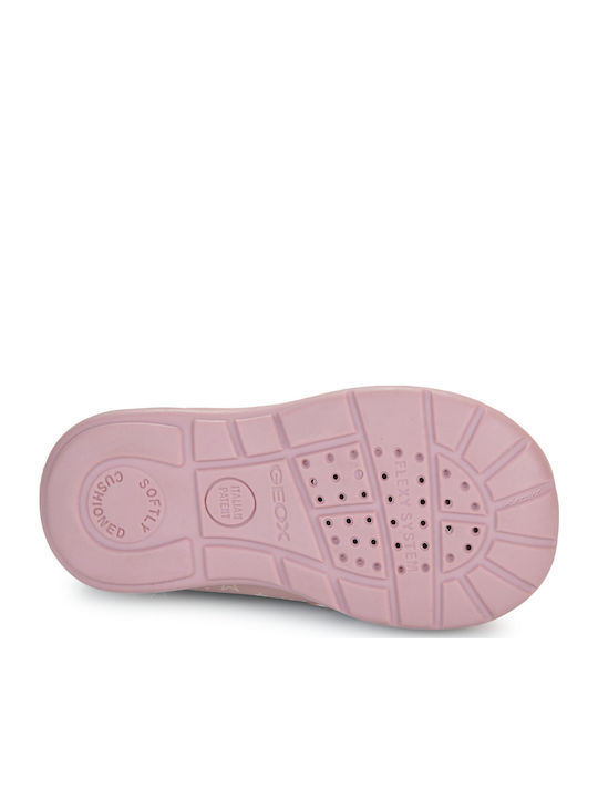 B ELTHAN Παιδικά Sneakers Ανατομικά με Σκρατς Ροζ