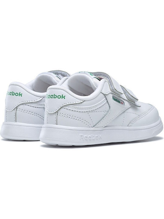 CLUB C 2V Kids Sneakers with Scratch White / Glen Green / Vector Blue