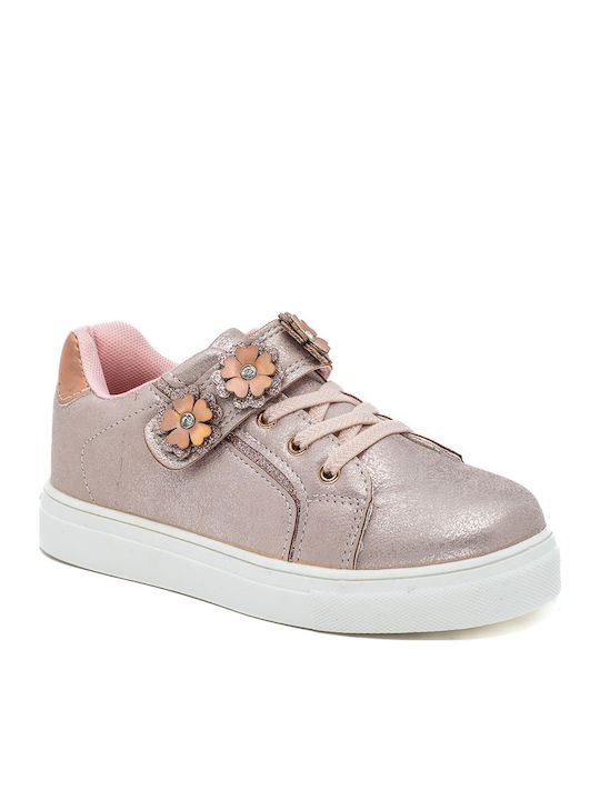 Παιδικά Sneakers με Σκρατς Ροζ