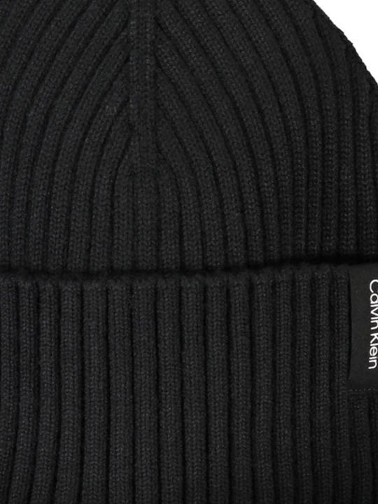 Calvin Klein Beanie Unisex Beanie Knitted in Black color 0000PX0303-010