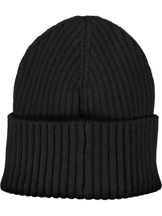 Beanie Unisex Σκούφος Πλεκτός σε Μαύρο χρώμα
