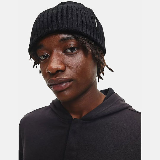 Beanie Unisex Beanie Knitted in Black color 0000PX0303-010