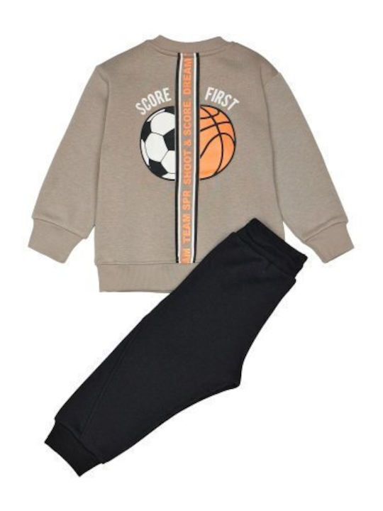 Sprint Kids Sweatpants Set beige