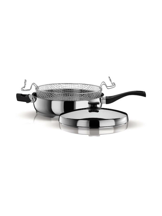 Pyramis Classic Pan with Cap made of Stainless Steel 28cm