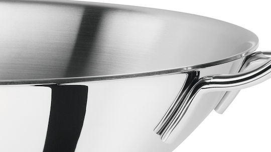 Zwilling J.A. Henckels Plus Wok από Ανοξείδωτο Ατσάλι Με Καπάκι 32cm