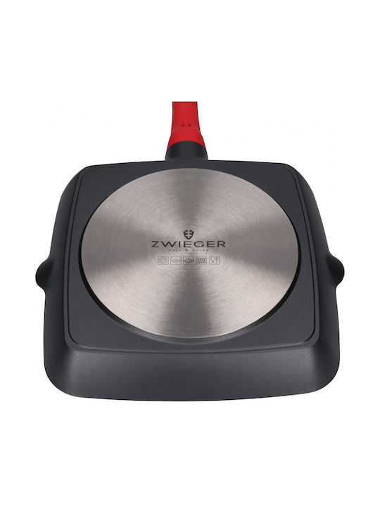Zwieger Grătar din Aluminiu Turnat cu Strat Antiaderent 28cm